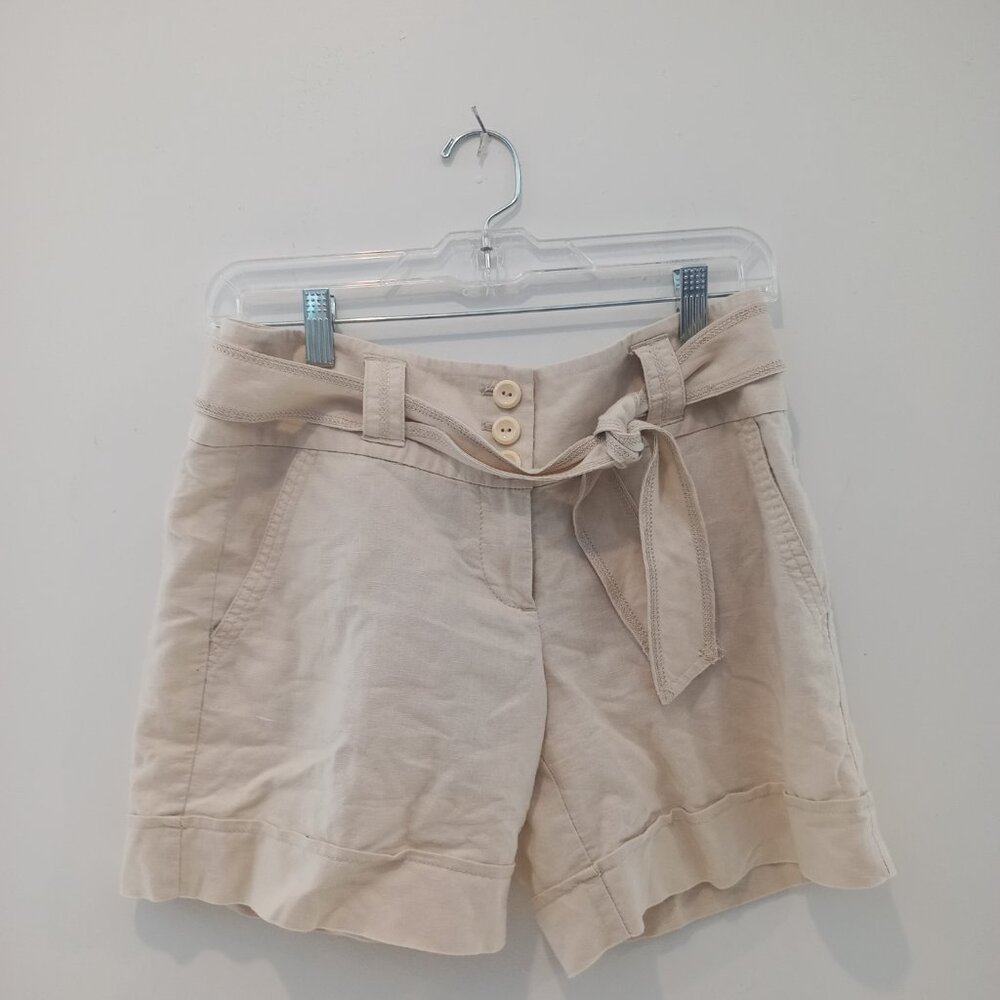 NWOT Ann Taylor Linen Cotton Shorts - Sz 2